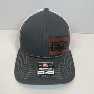 FAFO Hat F Around And Find Out 2A 2nd Amendment Patriotic Leather Patch Gray/whi